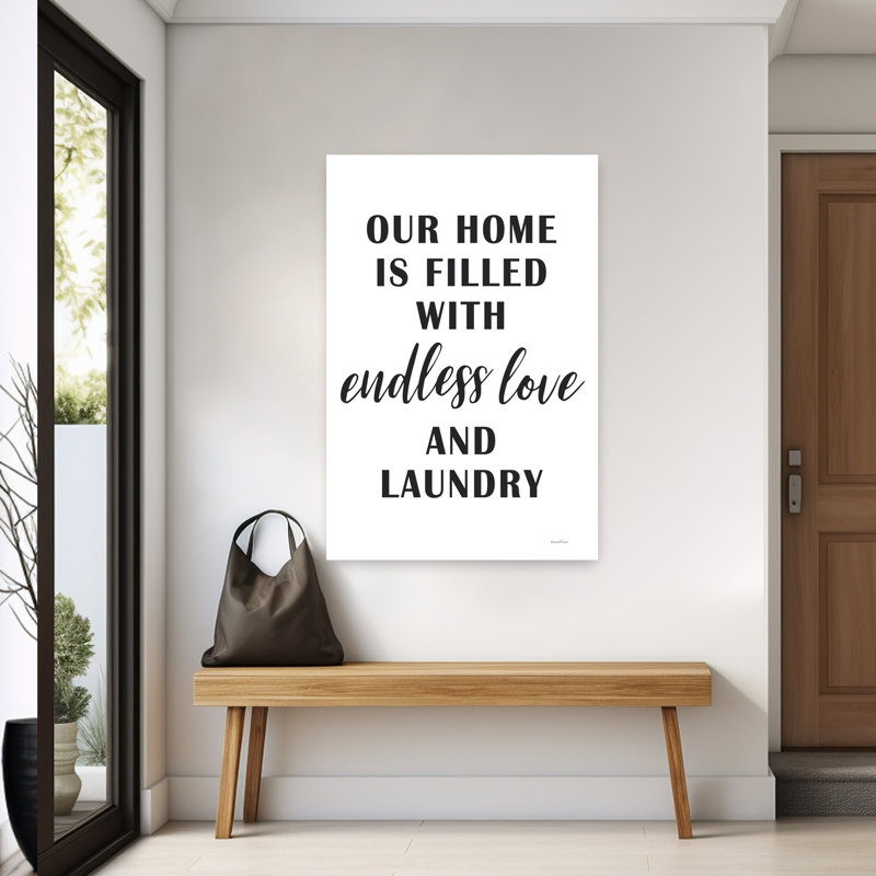 Endless Love And Laundry Abstract Contemporary Architecture Wall Art Print, 152.4cm H x 101.6cm W
