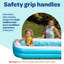 Piscine gonflable rectangulaire 2 en 1 pour enfants de 2 ans et plus 65 po x 39 po x 10 po pour enfants-115595417