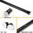 Adjustable Tension Shower Curtain Rod No Drilling Spring Loaded Room Divider For Bathroom Window Balcony Laundry Sturdy Rustproof Non-Slip Easy Installation-113778084
