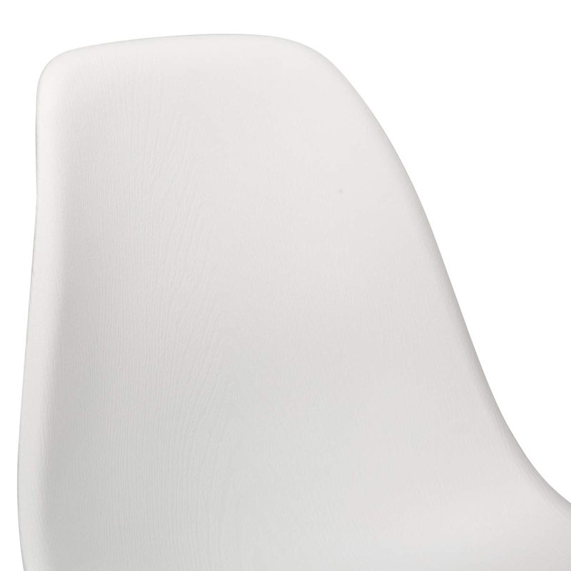 Tabouret de comptoir pivotant 24 po Topanga, Tabouret de comptoir (siège d'une hauteur de 30 p, Blanc