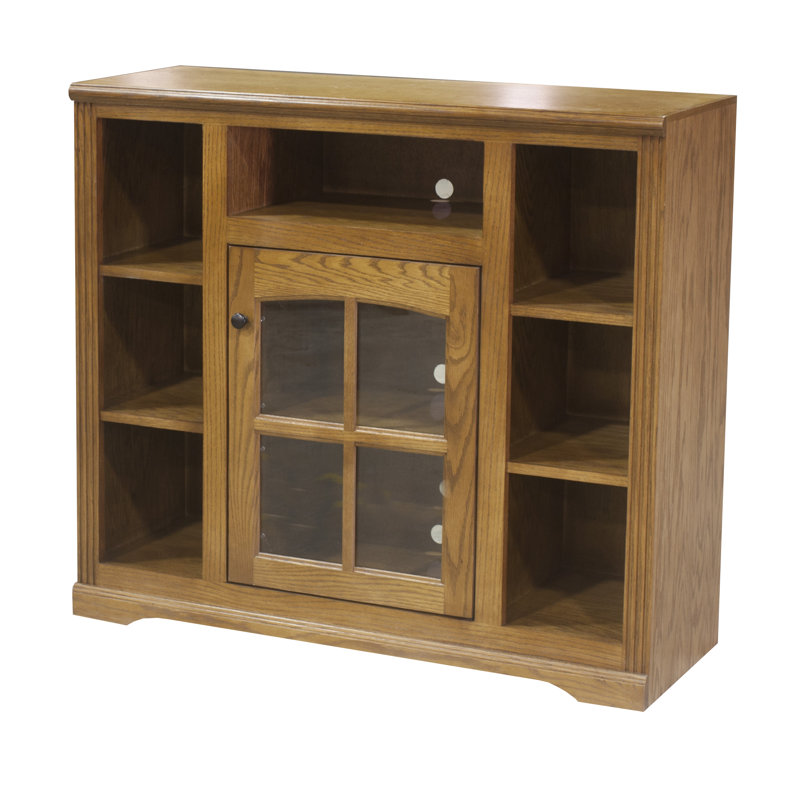 Unfinished TV Stand for TVs up to 50", Medium Oak