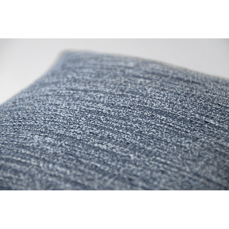 Molto Square Indoor/Outdoor Pillow Cover & Insert, 18" x 18", Navy