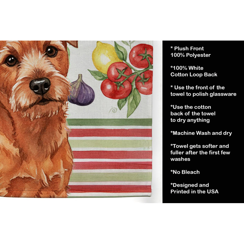 Serviette de cuisine Red Norfolk Terrier, Red Norfolk Terrier