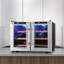 Klarstein Dual Zone 54cm Freestanding 12 Bottle