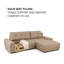 Sabria 3 Seater Sofa Bed-1450211229