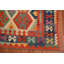 Tapis oriental coloré en laine Kilim 8 x 10