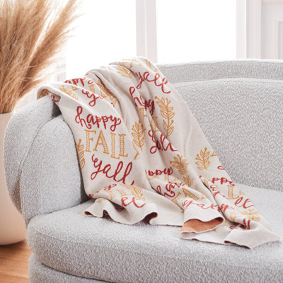 Knitted Throw Blanket