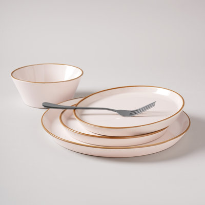 Saturn Plates And Bowls Sets, 12 Piece Dinnerware Sets