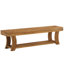Upholstered Bench with Shelves