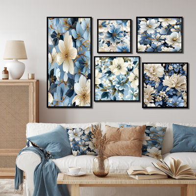 Englund - Floral Wall Art Prints Set Of 5