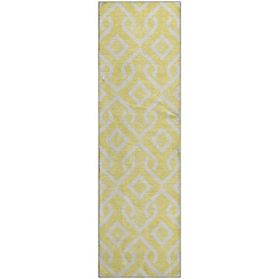 Premium Machine Washable Cerrito Yellow Rug