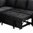 Vimala 85.02'' L-Shaped Sectional Sofa Bed Pull Out Sleeper Couch with Storage Ottoman-300587554