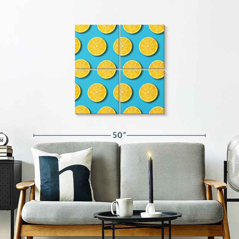 Kerner Lemon Slices On Blue
