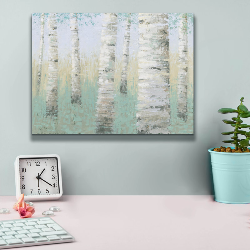 "Epic Graffiti" Blue Birch "par Wellington Studio, art mural sur toile, H 12 po x l 16 po x P 0,75 po