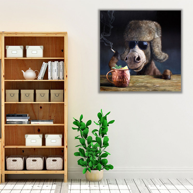 Moscow Mule - reproduction d'art sur toile, H 40 po x l 40 po