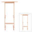 Support de table Alvah, finition naturelle-805194574