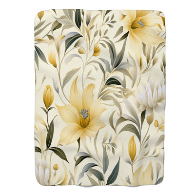 Neutral Botanics - Couverture sherpa de qualité supérieure 1 pièce