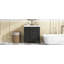 Meuble-lavabo moderne de 30 po avec lavabo supérieur, rangement spacieux et conception durable pour une organisation efficace-129185143