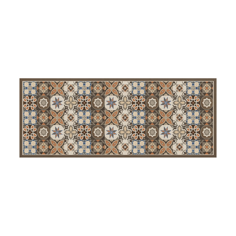 Davanti Vinyl Floor Mat - Tile Collection, Runner 2' x 5'