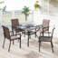 Steel Patio Dining Set Table,