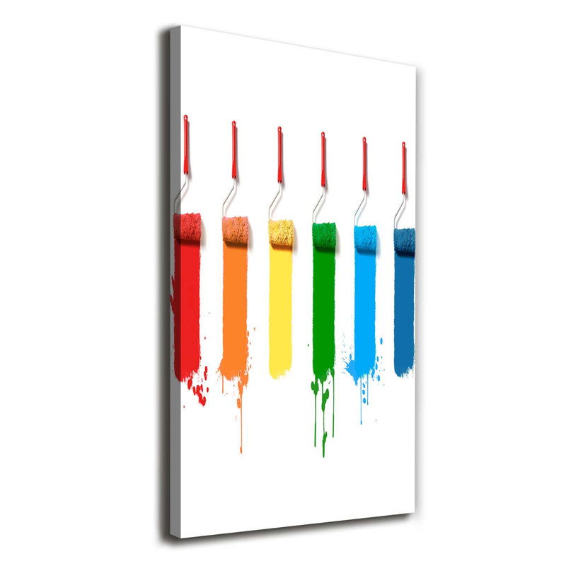 Rollers - Wrapped Canvas Print