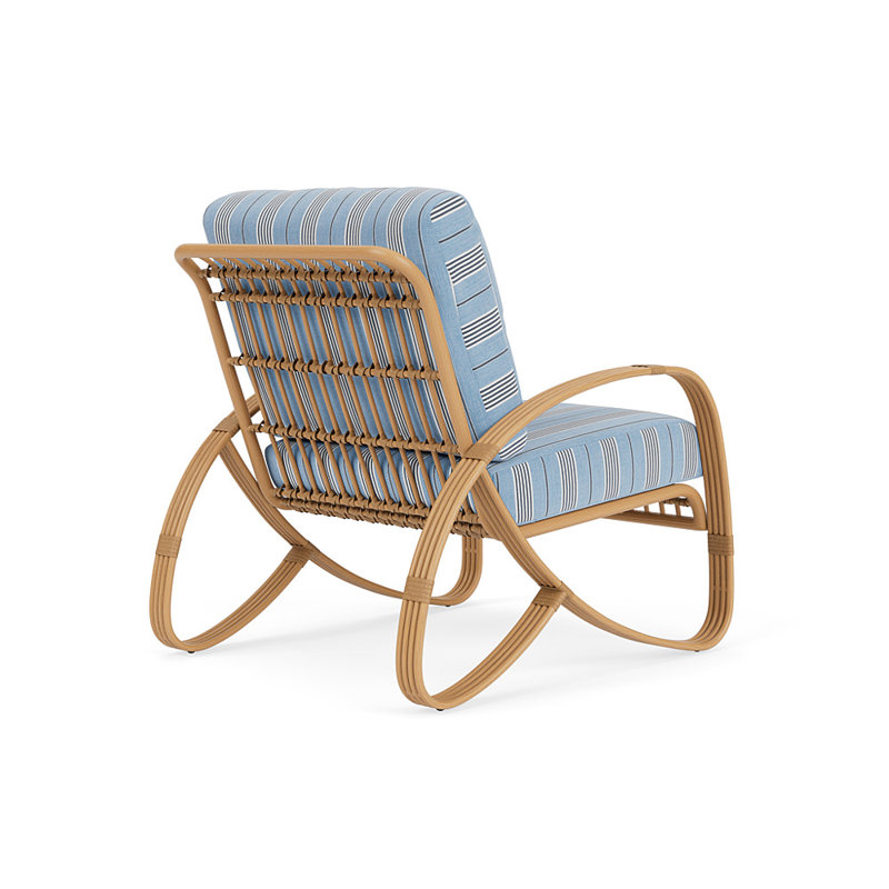 Riviera Outdoor Lounge Chair, Hansen Sky