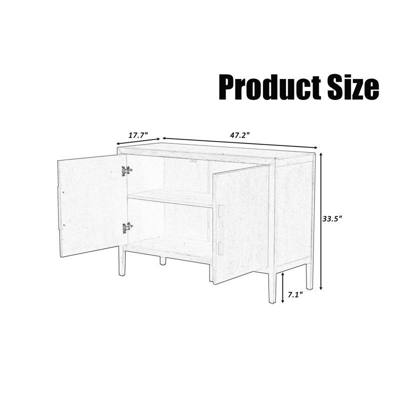 Armoire de rangement en bois, Light Natural