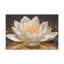 Magnifique fleur blanche sur toile de lotus-1940606070