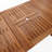 59.8''-78'' W Extendable Solid Wood Outdoor Dining Table with Umbrella Hole