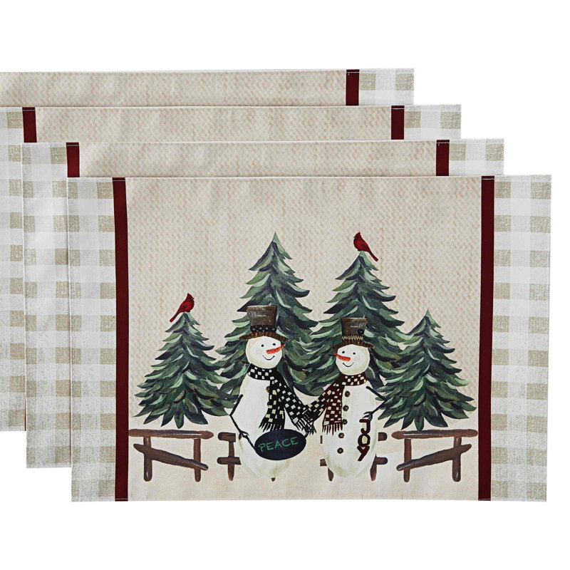The Holiday Aisle® Karion 4-Pack Placemat Set