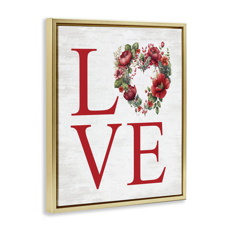Cadre flottant rustique et romantique, H 21 po x l 17 po, Doré