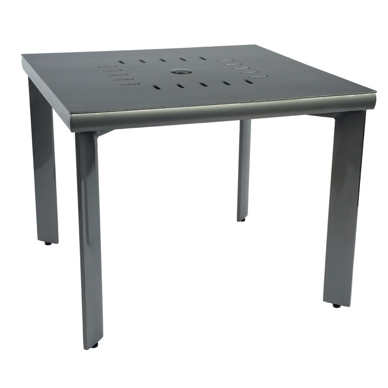 Metropolis Outdoor Square Side Table