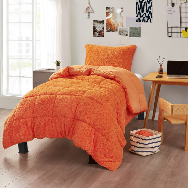 Coma Inducer Dreamsicle Creamsicle Orange Oversized Comforter, King Comforter
