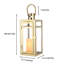 Set of 2 Stainless Steel Decorative Lantern 12'' High