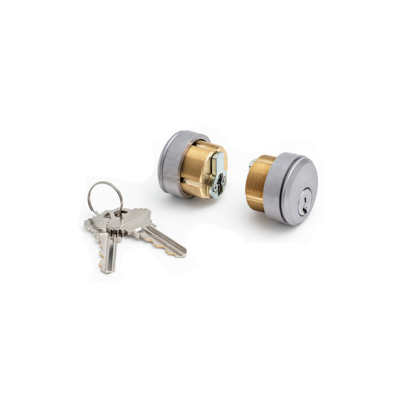 Anneaux de cylindre à clé à mortaise nord-américain FHC PF205CCBS, matériau en laiton, diamètre 1-5 / 32 ", épaisseur de l'anneau de 0,36", finition en acier inoxydable brossé