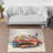 Chic and Elegant Soft Pile Printed Rug with Floral Design Perfect for Creating a Cozy Atmosphere in Any Room of Your Home-502338455
