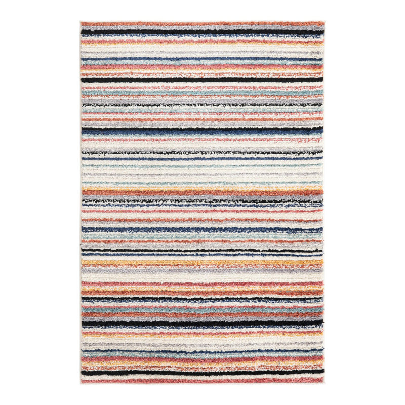Prentice Striped Indoor Rug, Rectangle 4' x 6'