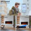 Metro Lane Electric Fireplace with App Control and 13 Flame&Fuel bed Colors-1787465019