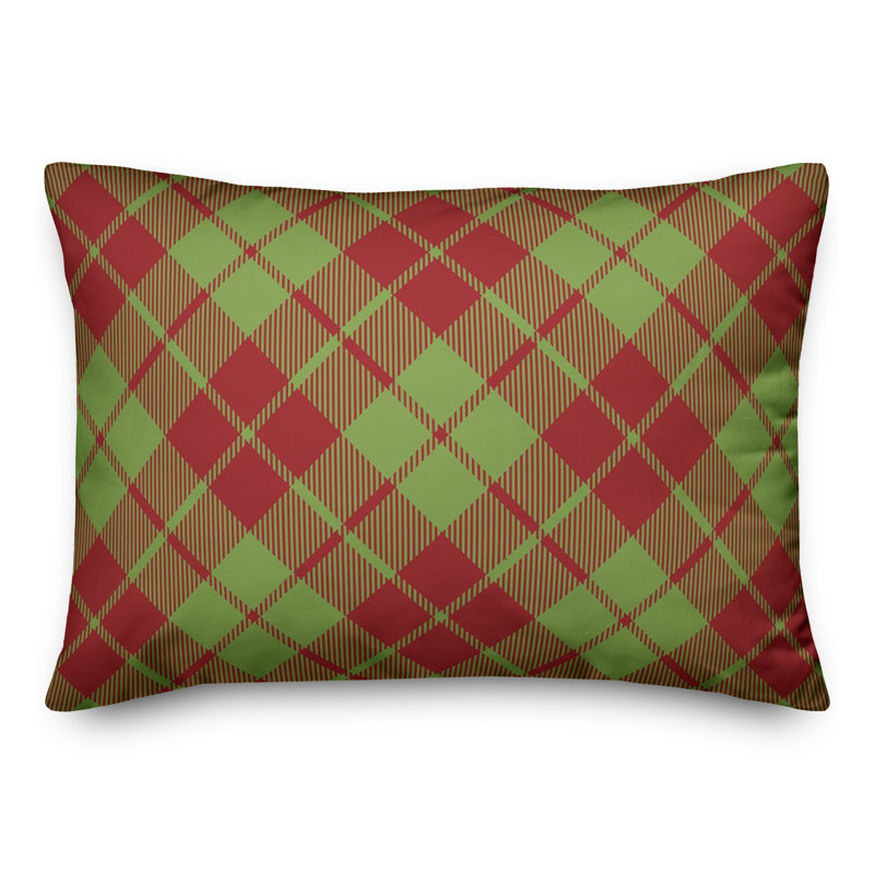 Coussin lombaire Noël, Rouge / Vert, Intérieur