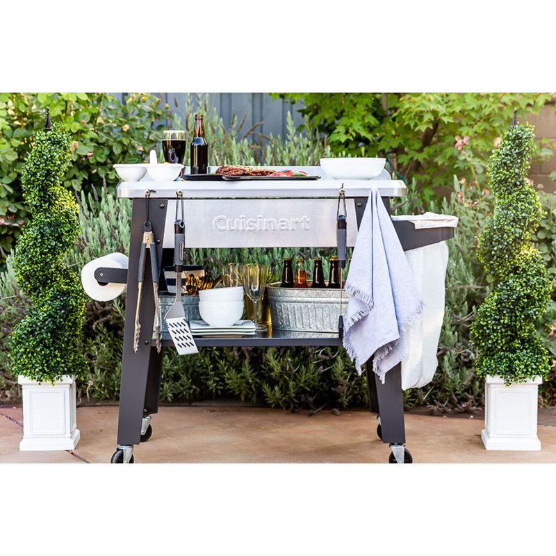 Table de préparation pour barbecue en acier inoxydable Cuisinart, CPT-194