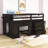 Gigel Kids Twin Loft Bed with Drawers-1887771780