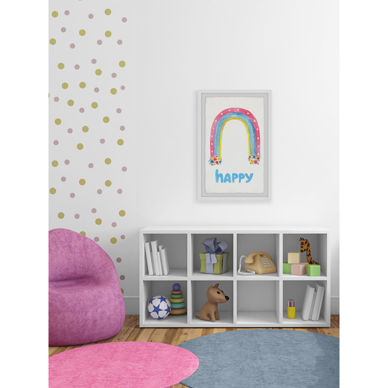 «Gattis Happy Rainbow», reproduction encadrée, H 24 po x l 16 po x P 1,5 po