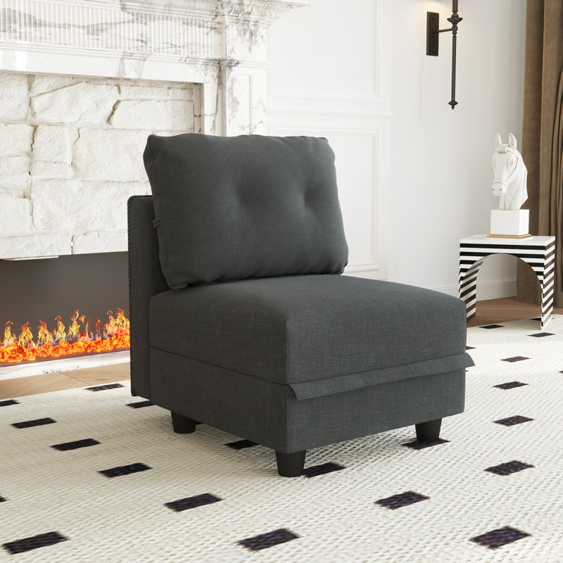 Bernhart 25,6 de large, 100 % polyester noir