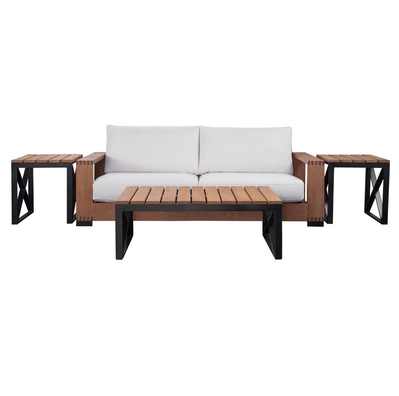 Mendocino Outdoor Square Teak Side Table
