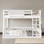 Lit superposé double au-dessus de grand lit double en bois massif avec panneau perforé et bibliothèque-1802978374-1802978368
