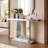 47" Glass Console Table Sofa Table
