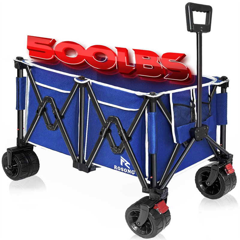 Collapsible Garden Carts, Blue