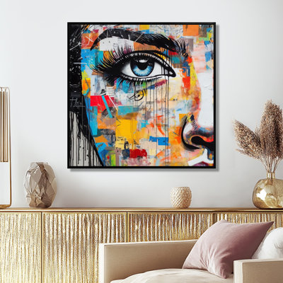 Art féminin, Portrait I - mode, art sur toile