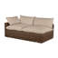 Montecito 75.25" Wide Outdoor Wicker Right Hand Facing Loveseat with Cushions-2060664318-2060649667-2071238186