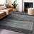 Premium Machine Washable Tweedy Gray Rug-1312647676